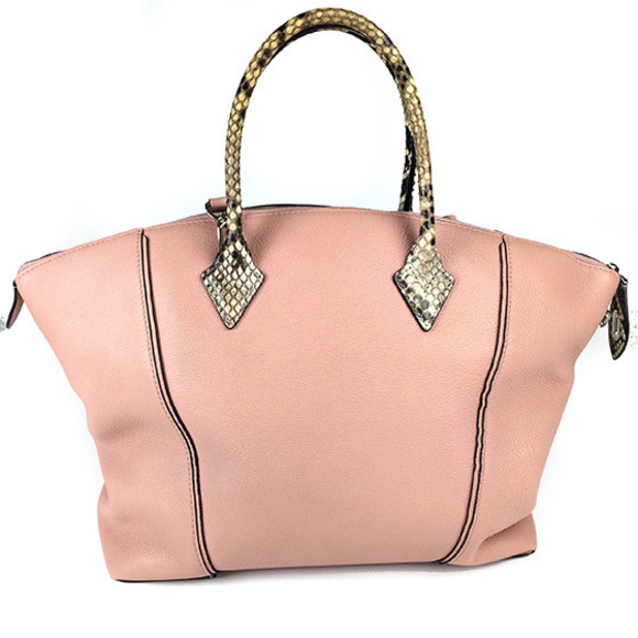 Louis Vuitton Lockit MM Magnolia Python 2way Hand Shoulder Bag - Picture 3 of 7